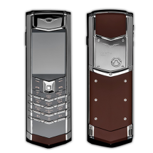 Vertu Signature S Design Stainless Steel Brown Leather (Финляндия)