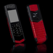 Vertu Signature S Design Pure Black Red Iguana EXCLUSIVE