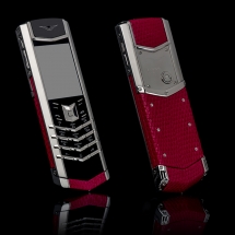 Vertu Signature S Design Steel Red Iguana Leather (ENG)