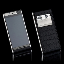 Vertu Aster Stainless Steel Black Crocodile EXCLUSIVE