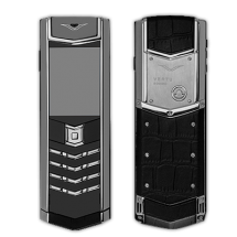 Vertu Signature S Design Stainless Steel Ultimate Black Crocodile Leather (Финляндия)