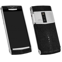 Новый Vertu Signature Touch Steel Black Stingray Leather