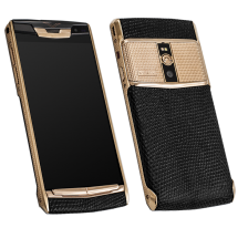 Новый Vertu Signature Touch Clous De Paris Gold Black Iguana EXCLUSIVE