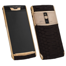 Новый Vertu Signature Touch Gold Brown Piton Exclusive