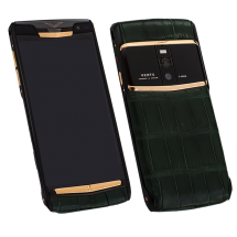 Новый Vertu Signature Touch Pure Black Gold Green Crocodile Exclusive