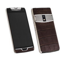 Vertu Constellation X Steel Brown Crocodile Leather Exclusive