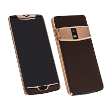 Vertu Constellation X Gold Brown Leather Exclusive