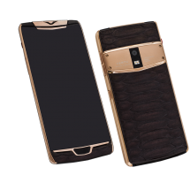 Vertu Constellation X Gold Brown Piton Leather Exclusive