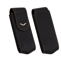 Чехол для Vertu Signatire S Design с прострочкой, золото