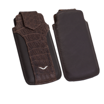 Чехол с крышкой для New Signature Touch/Constalltion X Brown Crocodile