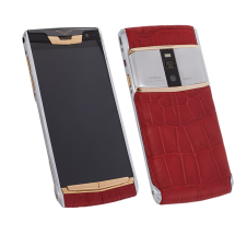 Новый Vertu Signature Touch Steel Gold Red Crocodile Leather EXCLUSIVE