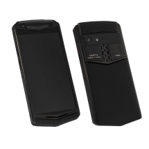 Vertu Aster P Stainles Pure Black PVD Leather Exclusive
