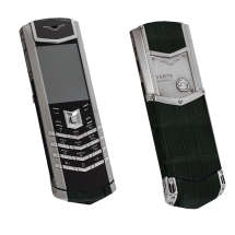 Vertu Signature S Design Steel Dark Green Crocodile EXCLUSIVE