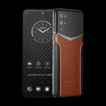 Vertu iVertu 5G Stitching Caramel Brown & Black Calf