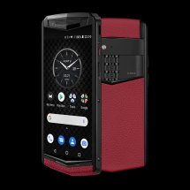 Vertu Aster P Gothic Calf Raspberry  Red