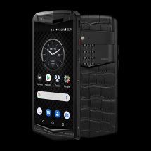 Vertu Aster P Gothic Iron Black Alligator