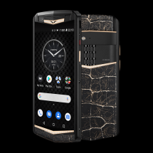Vertu Aster P Gothic Gold Diamonds Lava Alligator