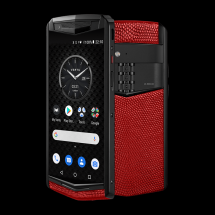 Vertu Aster P Gothic Carnet Red lizard