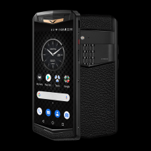 Vertu Aster P Gothic Yellow Gold Ultimate Black Calf