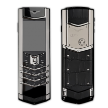 Vertu Signature S Design Stainless Steel Black Crocodile Leather (Финляндия)