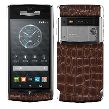 Vertu Signature Touch Jet Brown Alligator EXCLUSIVE