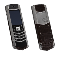Vertu Signature S Design Steel Brown Crocodile EXCLUSIVE