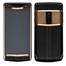 Новый Vertu Signature Touch Clous De Paris Gold Jet Calf EXCLUSIVE
