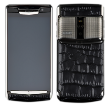 Новый Vertu Signature Touch Clous De Paris Black Alligator EXCLUSIVE