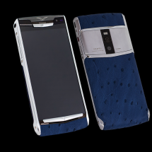 Новый Vertu Signature Touch Navy Ostrich EXCLUSIVE